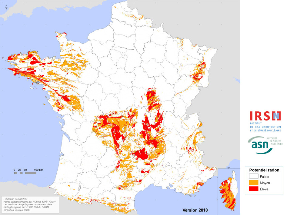 potentiel radon - IRSN